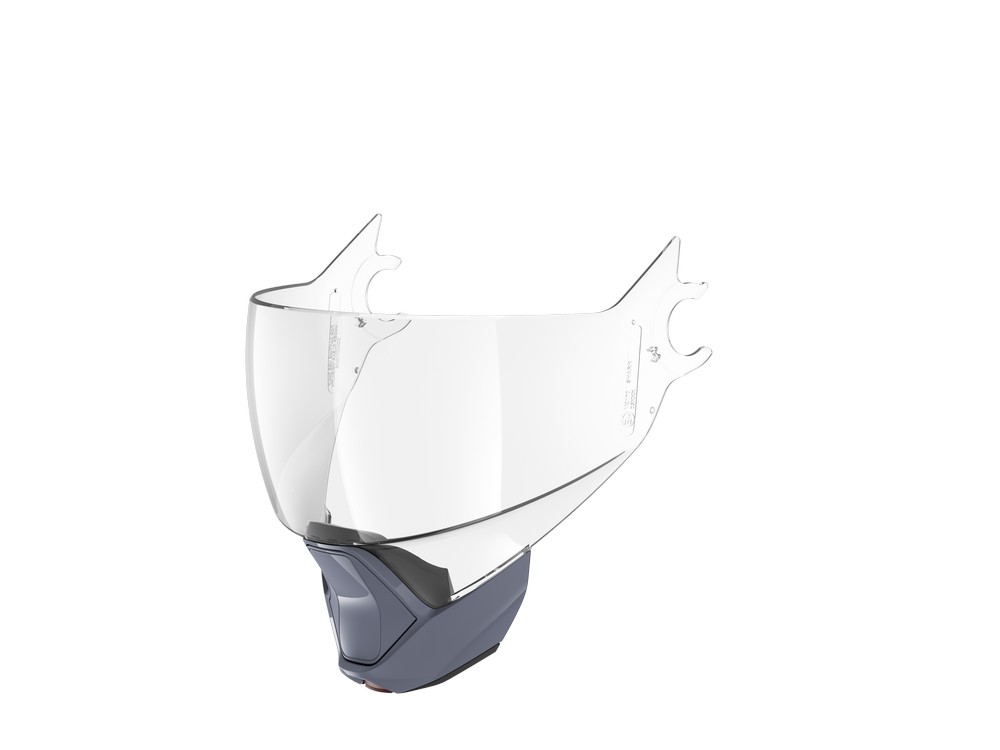 Visiera Shark Evojet Chiara - Mentoniera Argento