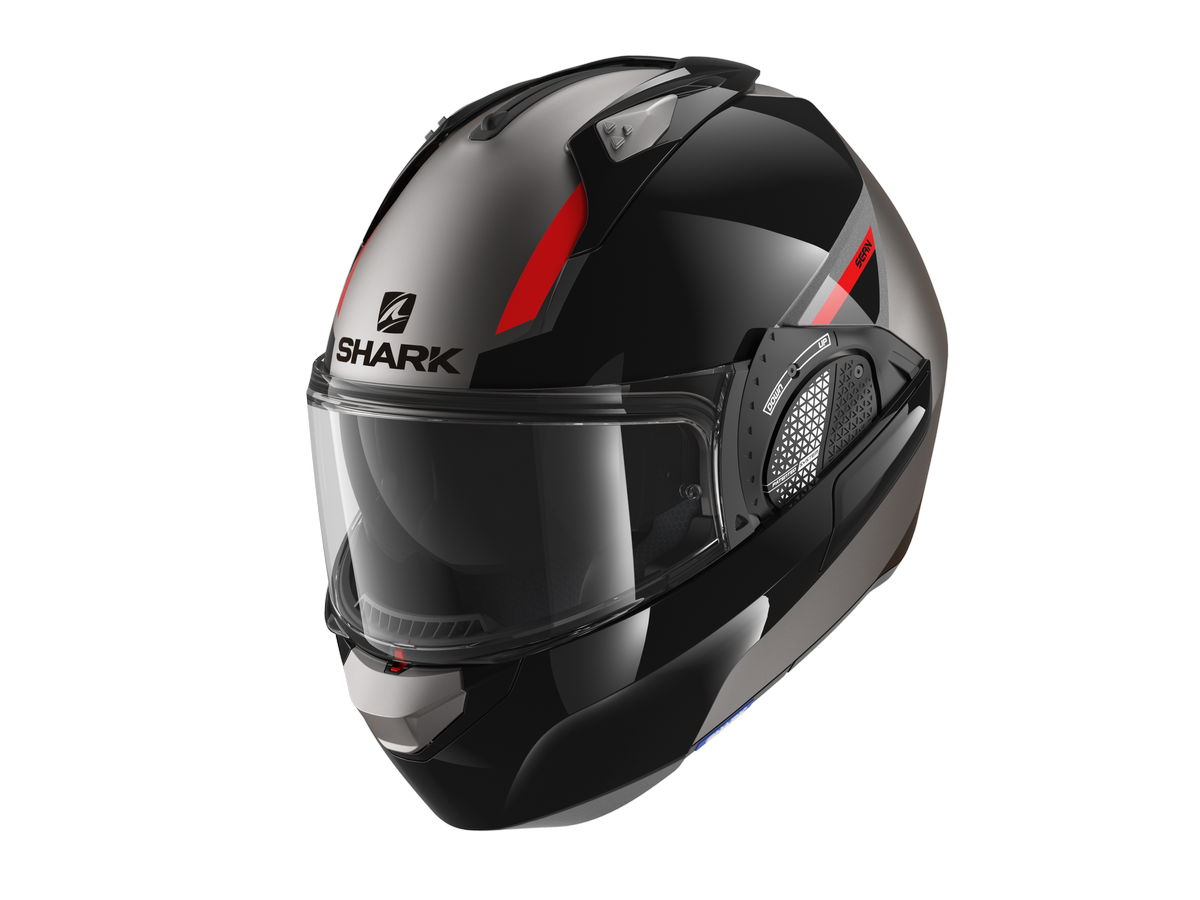 Shark Evo GT Sean - Antracite Nero Rosso