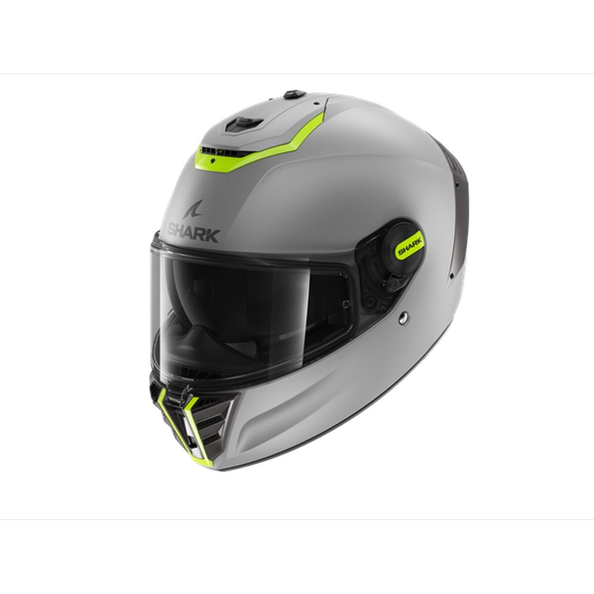 Shark Spartan RS Argento Giallo - Blank
