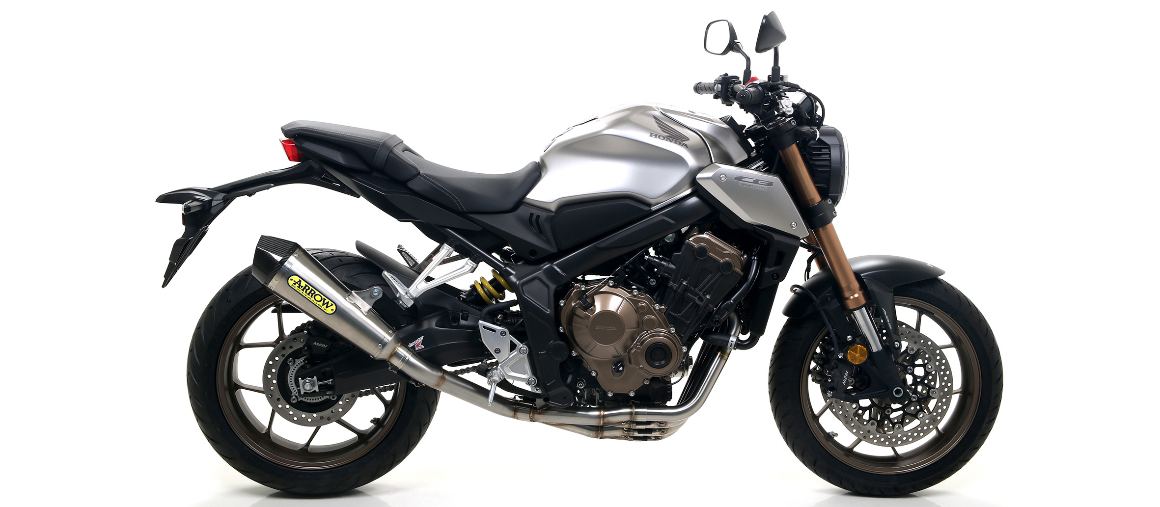 Collettore omologato in Acciaio inox Arrow 71704KZ - Honda