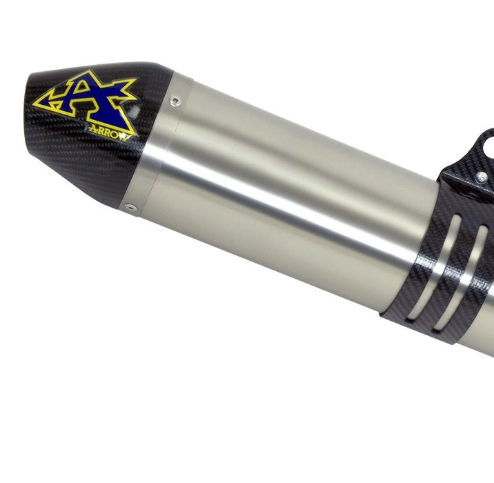 Terminale di scarico Thunder in Alluminio Arrow 52509AK - Aprilia Rx / Sx 125