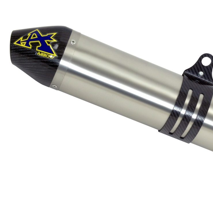 Terminale di scarico Thunder in Titanio  Arrow 52509PK - Aprilia Rx / Sx 125
