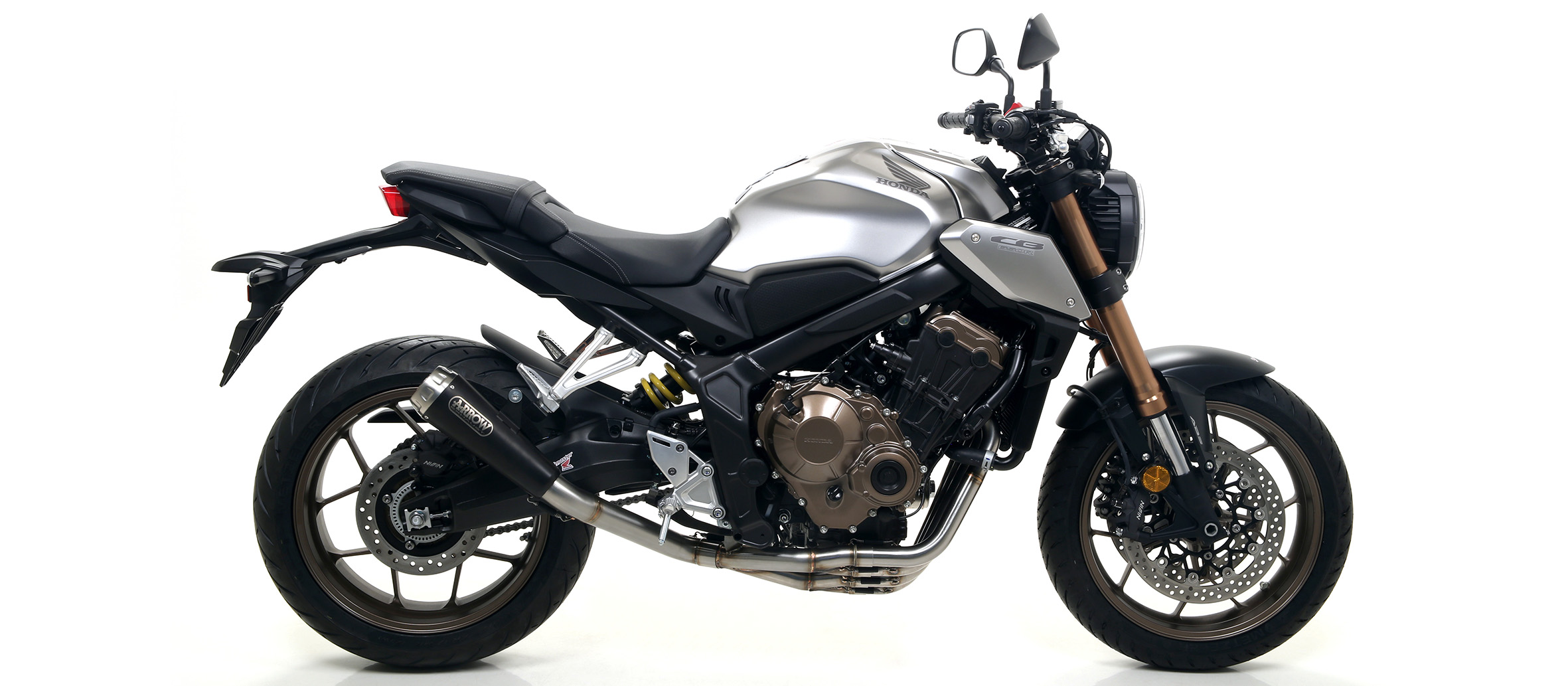 Collettore Racing in Acciaio inox Arrow 71704MI - Honda