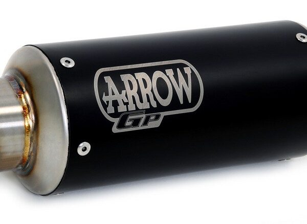 Kit Terminale Racing GP2 in Acciaio Inox Arrow 71009GPI - Aprilia RSV4 2009/2015 - Nero
