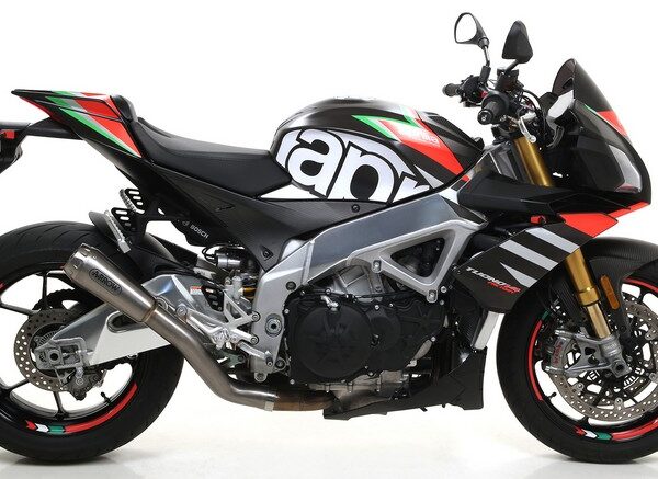 Kit Terminale Racing in Titanio Arrow 71200PR - Aprilia Tuono V4 1100 2015/2016