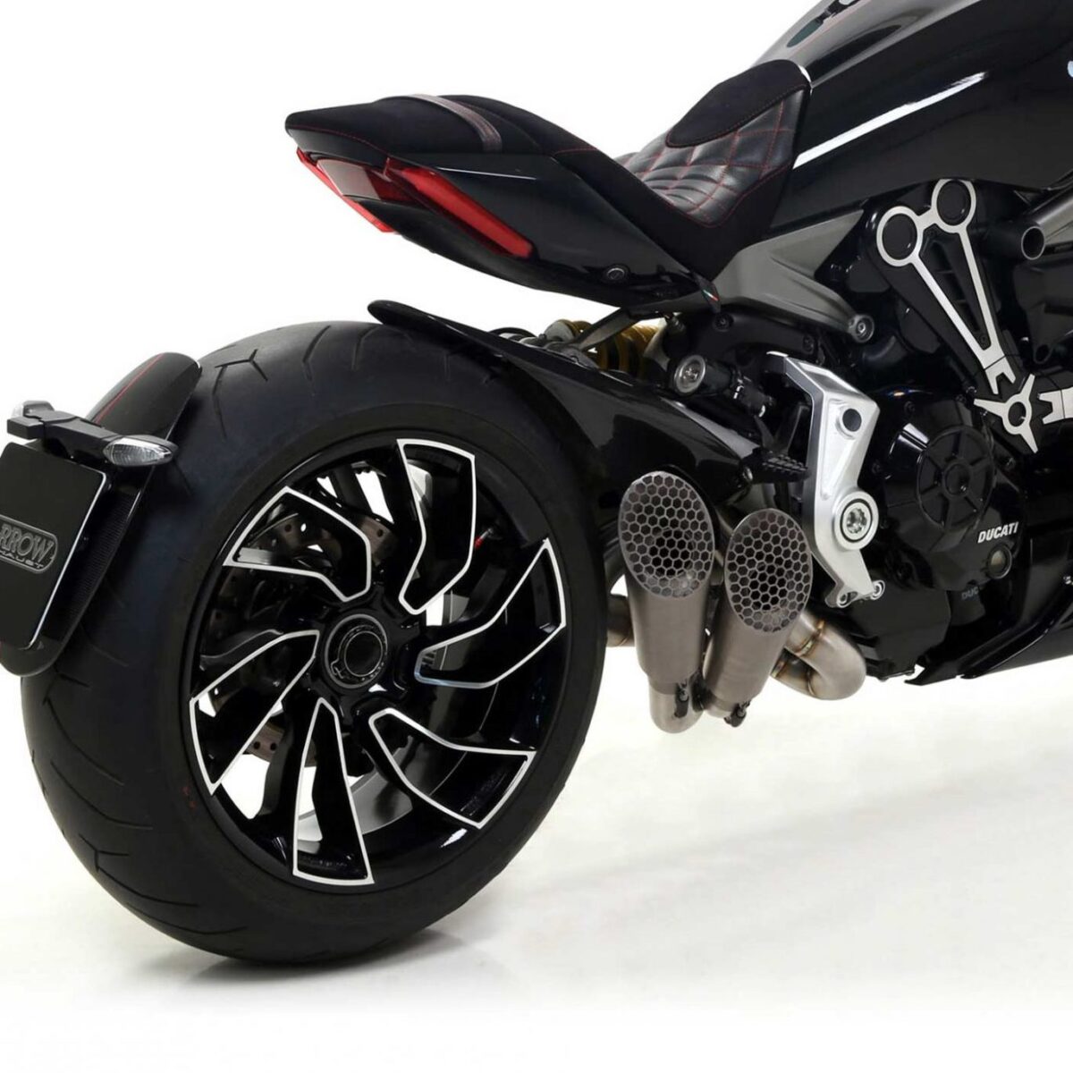 Terminale di scarico Racing Pro Race in Titanio Arrow 71204PR - Ducati Xdiavel