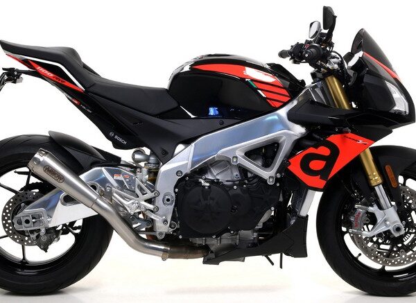 Kit Terminale Racing in Acciaio Inox Arrow 71210PRI - Aprilia Tuono V4 1100 2017/2018