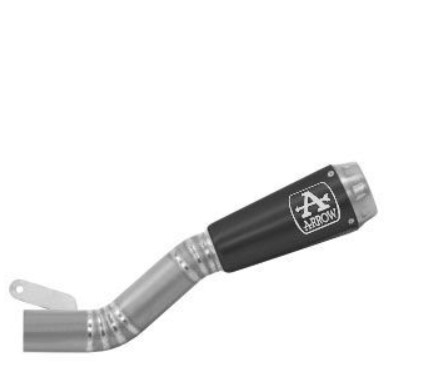 Terminale di scarico Pro-Race in Titanio Dark Arrow 71221PRB - DUCATI