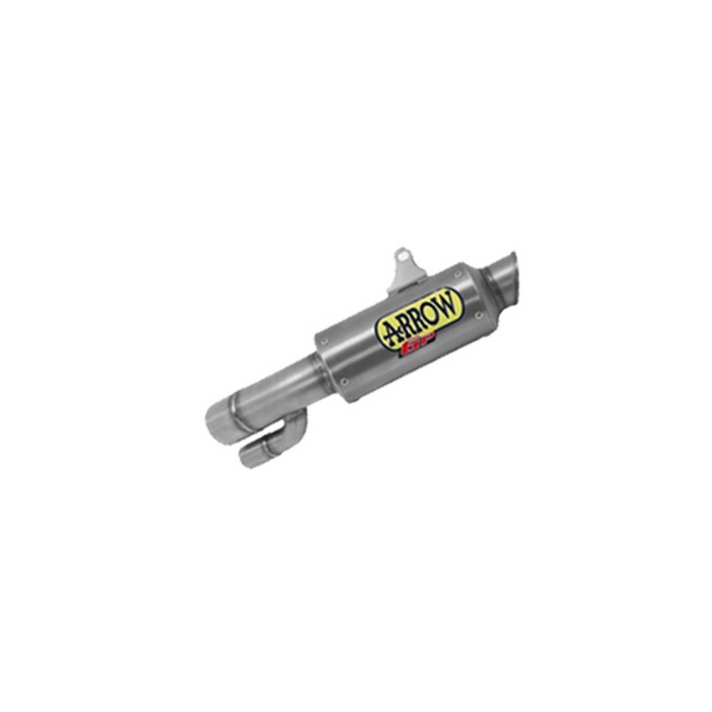 Kit Terminale GP2 in Acciaio Inox Arrow 71538GPI - BMW S 1000 RR 2017/2018 - Nero