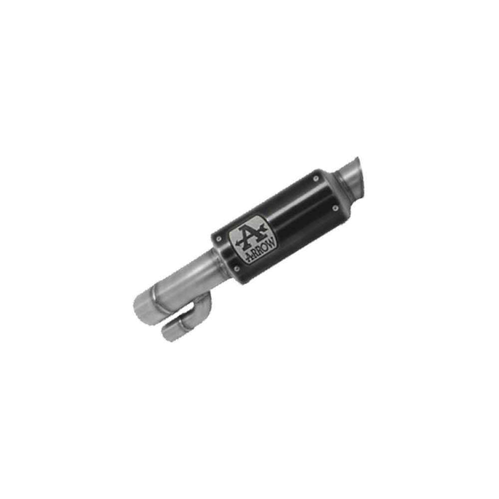 Kit Terminale GP2 in Acciaio Inox Arrow 71539GPI - BMW S 1000 R 2017/2020 - Nero