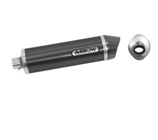 Terminale di scarico Maxi Race-Tech in Alluminio Dark Arrow 71689AKN - BMW