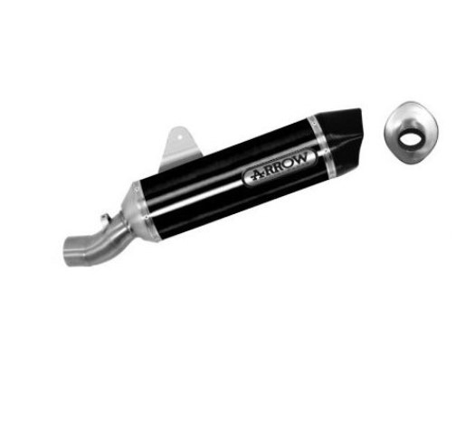 Terminale di scarico Maxi Race-Tech in Alluminio Dark Arrow 71805AKN - BMW