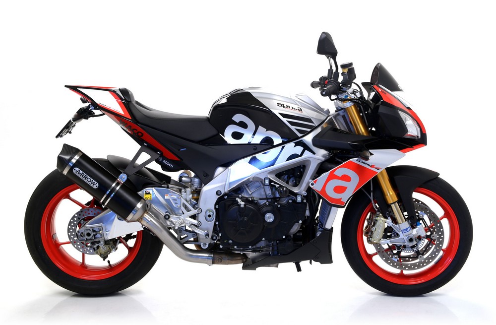 Terminale di scarico in Alluminio Arrow 71906AKN - Aprilia RSV4 1100  / Tuono V4 1100 2019/2020 - Nero