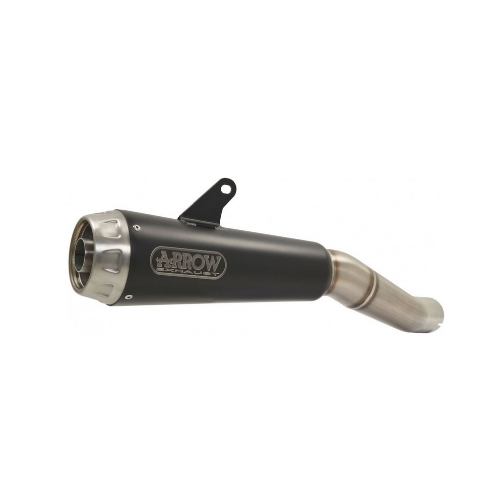 Kit Terminale in Acciaio Inox Arrow 71879PRN - Benelli Leoncino 500 2017/2020 - Nero