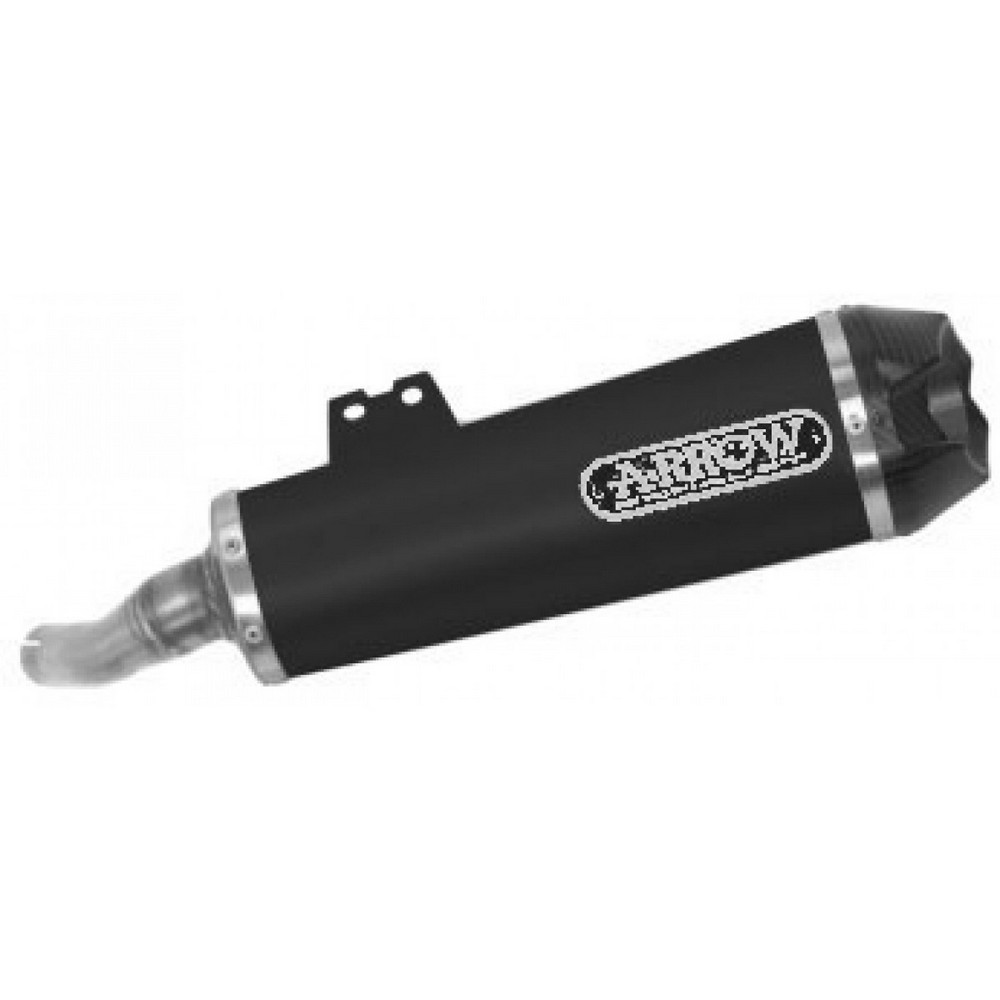 Kit Terminale in Acciaio Inox Arrow 71909PKN - Benelli 502 C 2019/2020 - Nero