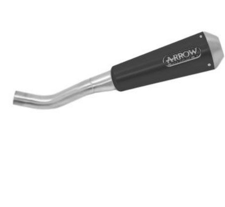 Terminale di scarico Pro-Race in alluminio Dark Arrow 71922PRN - BRIXTON