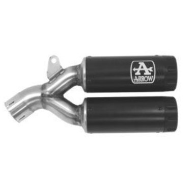 Terminale di scarico Rebel in Alluminio dark Arrow 71923RBN - Ducati Multistrada 950 2019/2020
