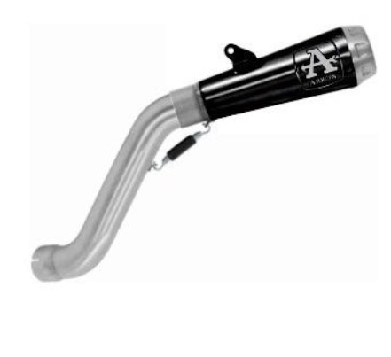 Terminale di scarico Pro-Race in alluminio Dark Arrow 71940PRN - BMW