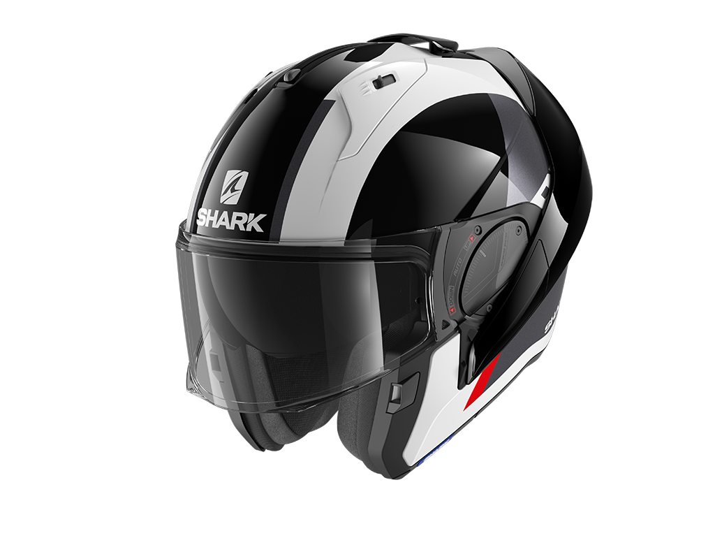 Shark Evo ES Endless - Nero Bianco Rosso