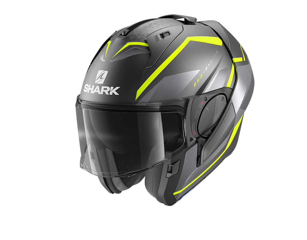 Casco Shark Evo ES Yari - Giallo Argento