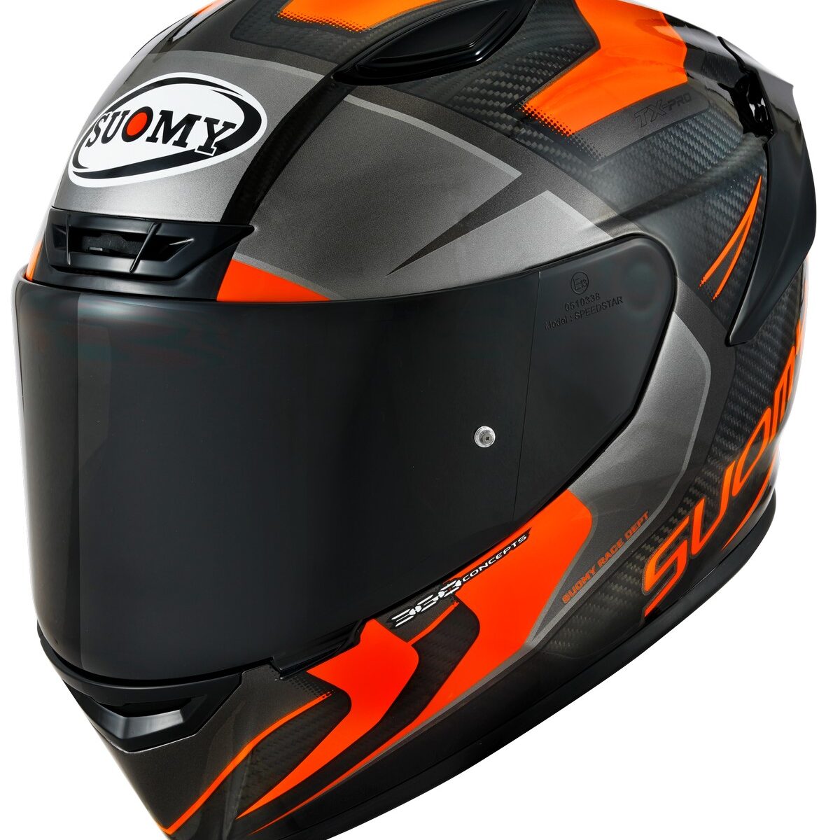 Suomy TX-PRO Carbon Advance Orange Fluo