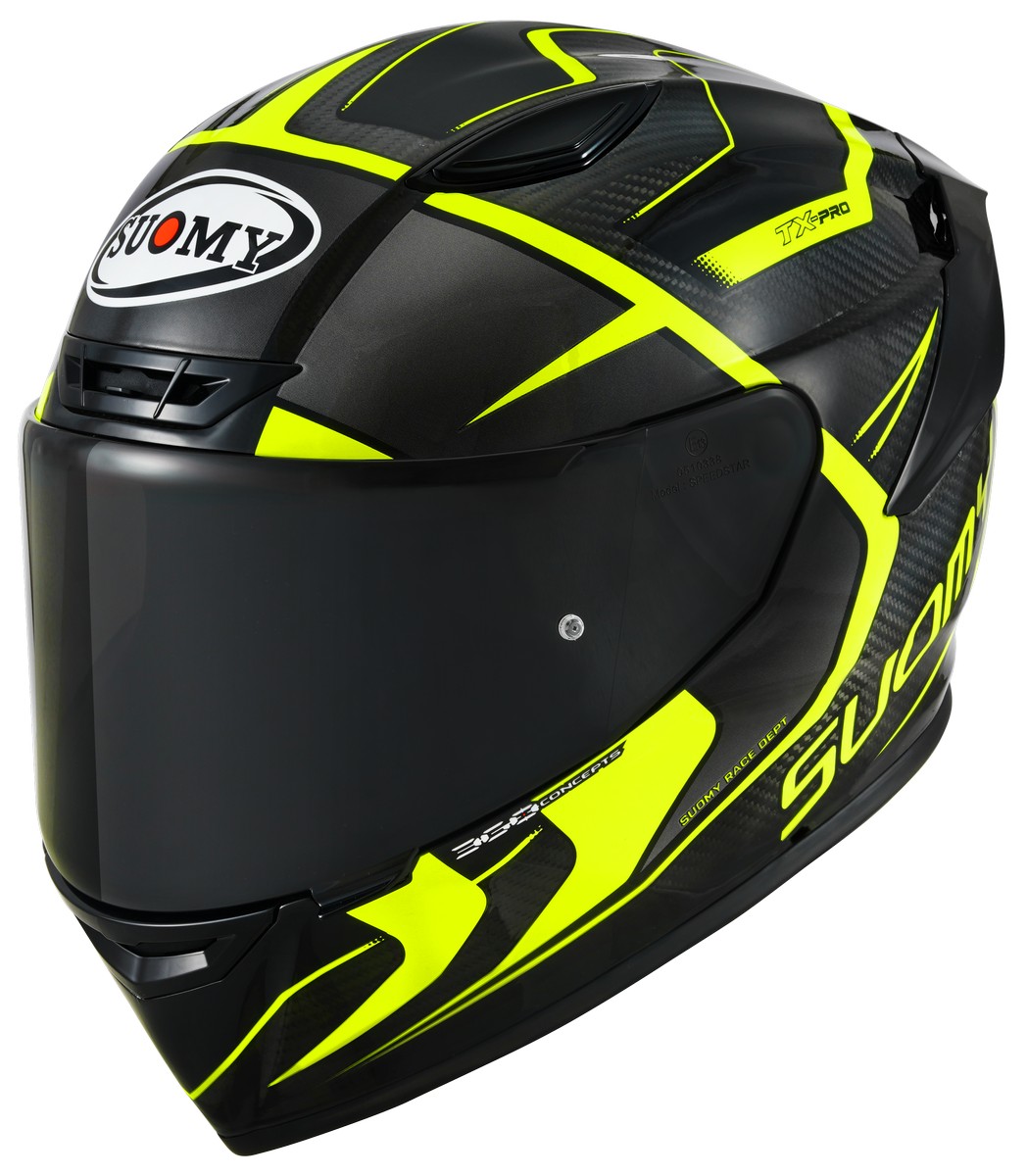 Suomy TX-PRO Carbon Advance Yellow Fluo