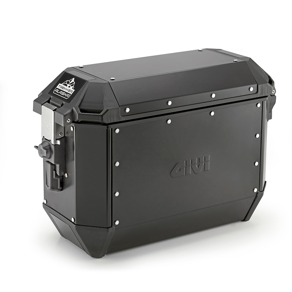 GIVI Coppia di Valigie Monokey Trekker ALASKA 36L/36L NERE