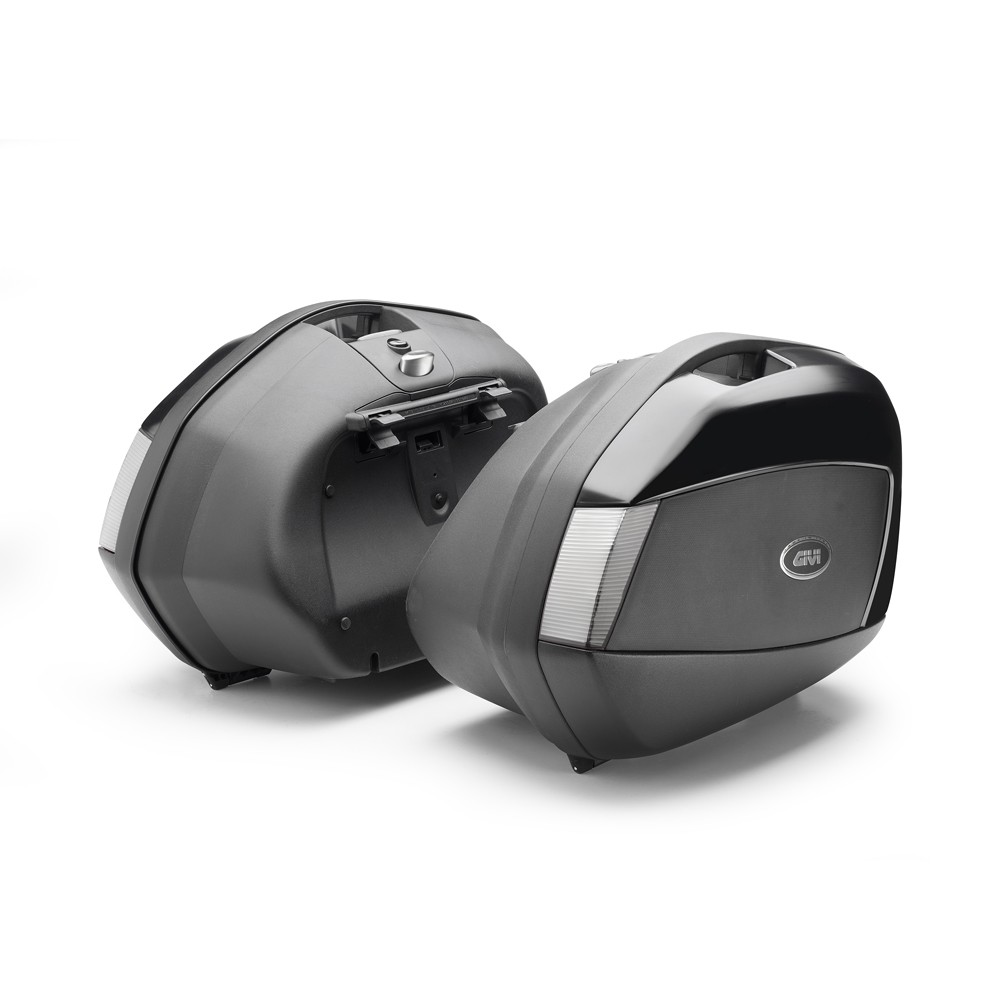 GIVI Coppia valigie laterali Monokey Side V35 Trasparente