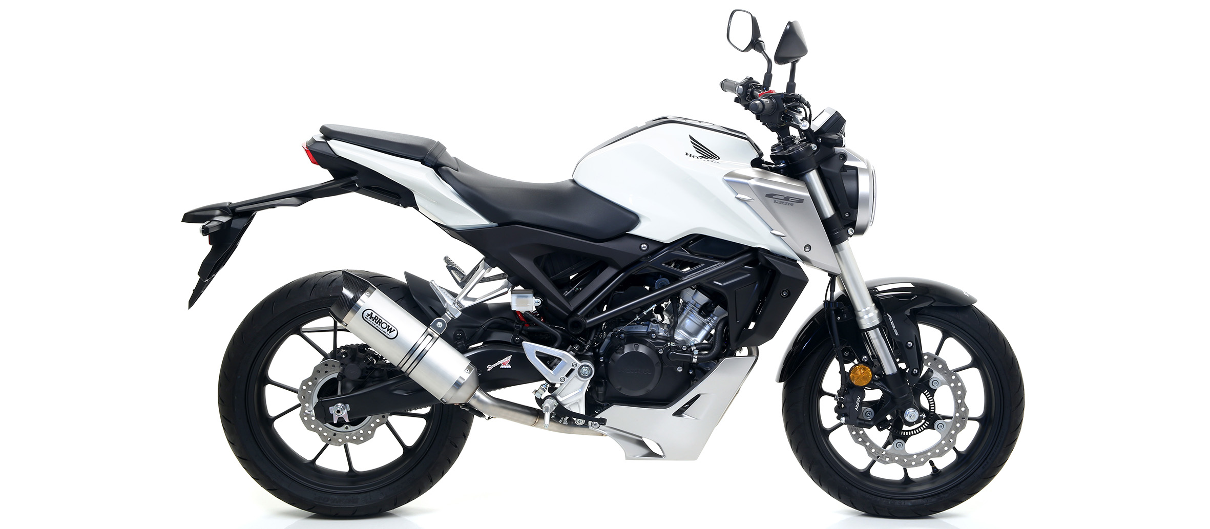 Raccordo catalitico Omologato in Acciaio inox Arrow 51016KZ - Honda CB 125 R