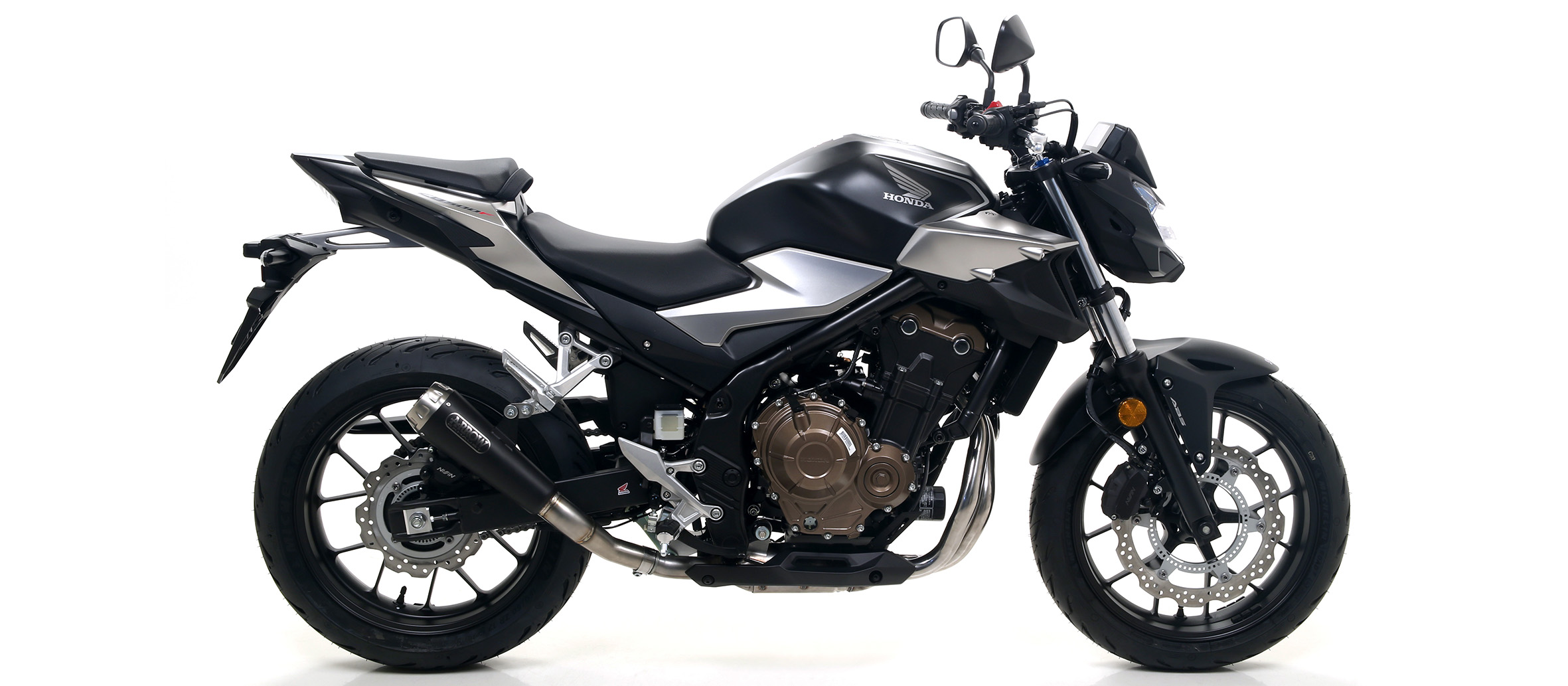 Collettore Racing in Acciaio inox Arrow 71714MI - Honda