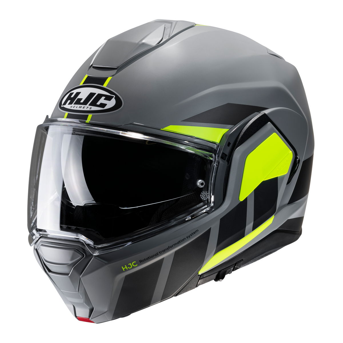HJC i100 Beis MC3HSF - Grigio Giallo Nero
