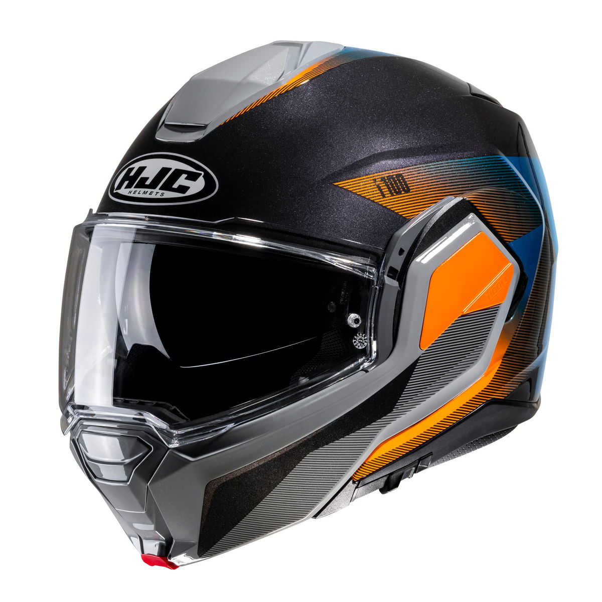 HJC i100 Beston MC27 - Nero Arancione Grigio Blu