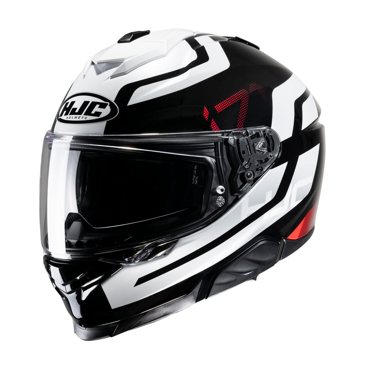 HJC I71 Enta MC1 - Bianco Nero Rosso