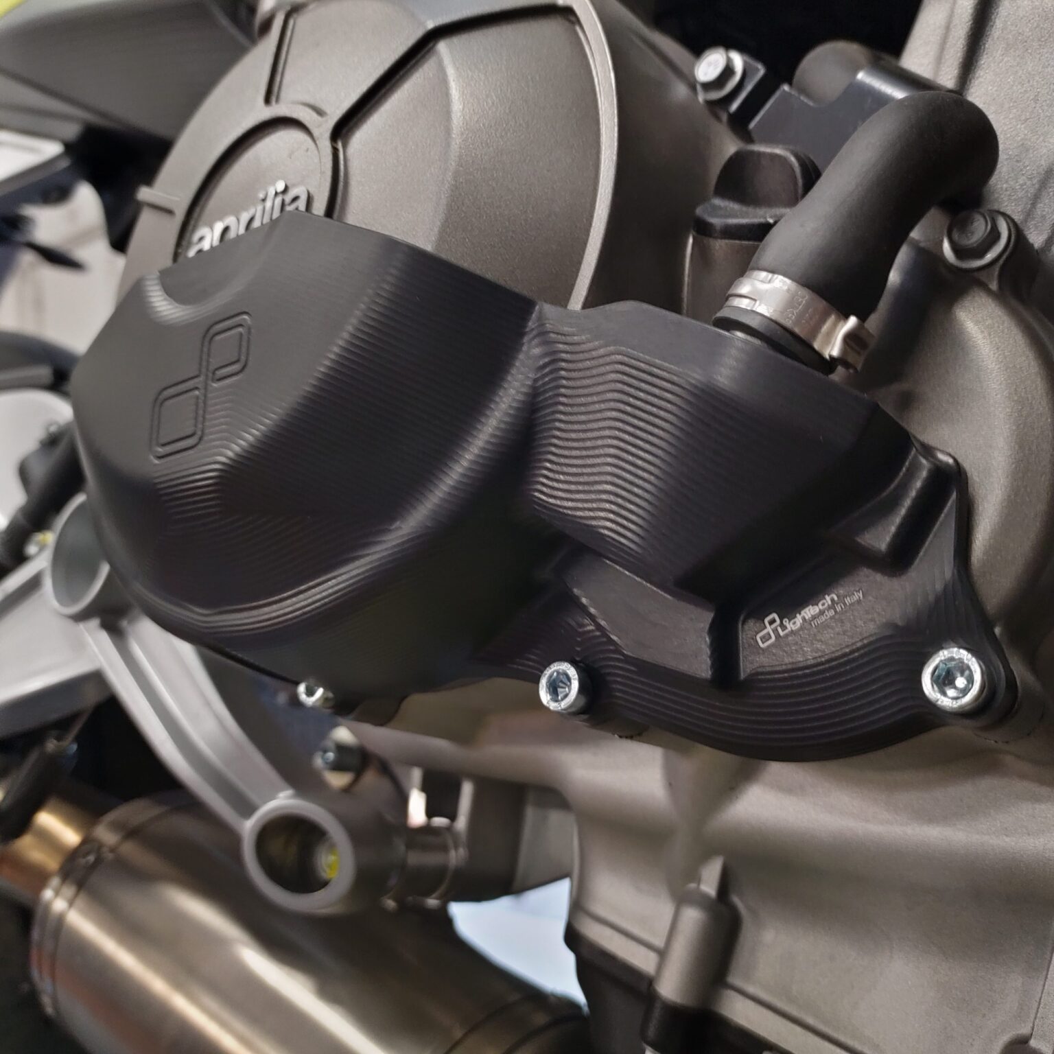 Protezione In Alluminio Aprilia Frizione Dx - ECPAP003