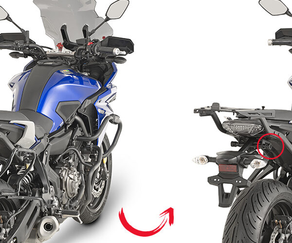 Portavaligie laterale Givi PLXR2130 Yamaha MT-07 Tracer - Tracer 700