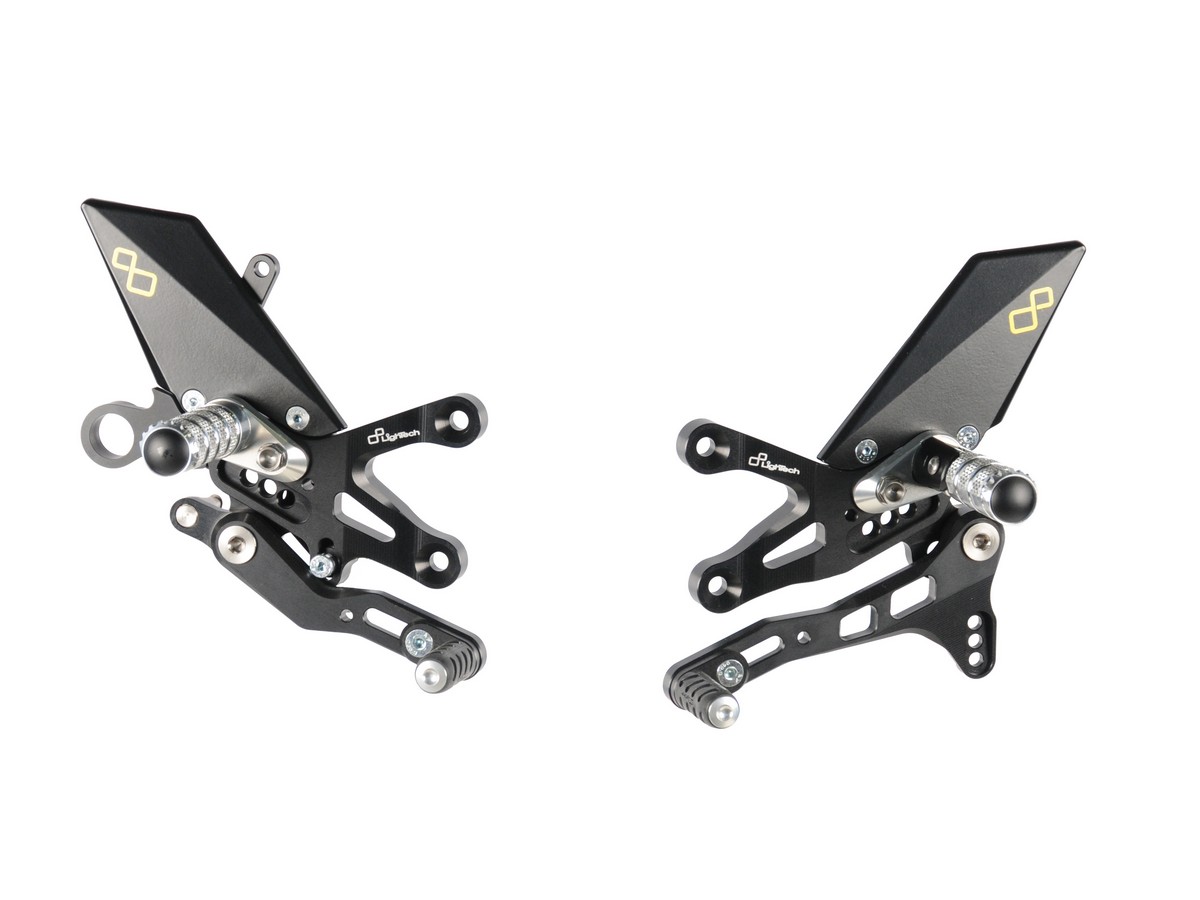 Pedane Regolabili Poggiapiedi Snodati Aprilia V4