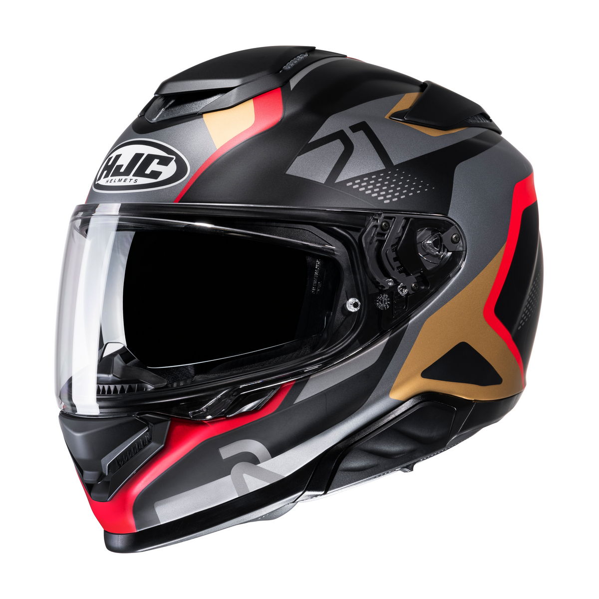 HJC RPHA71 Hapel MC1SF - Nero Rosso Oro
