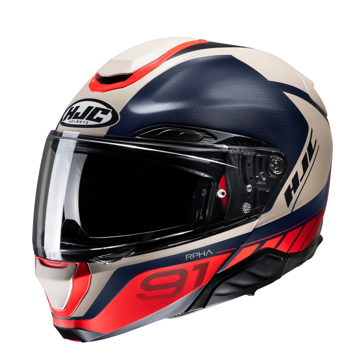 HJC RPHA 91 Rafino MC1SF - Beige Blu Rosso