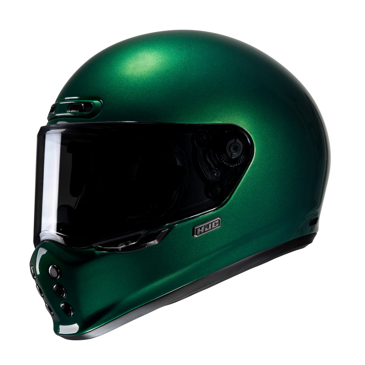HJC V10 Solid Deep Green - Verde