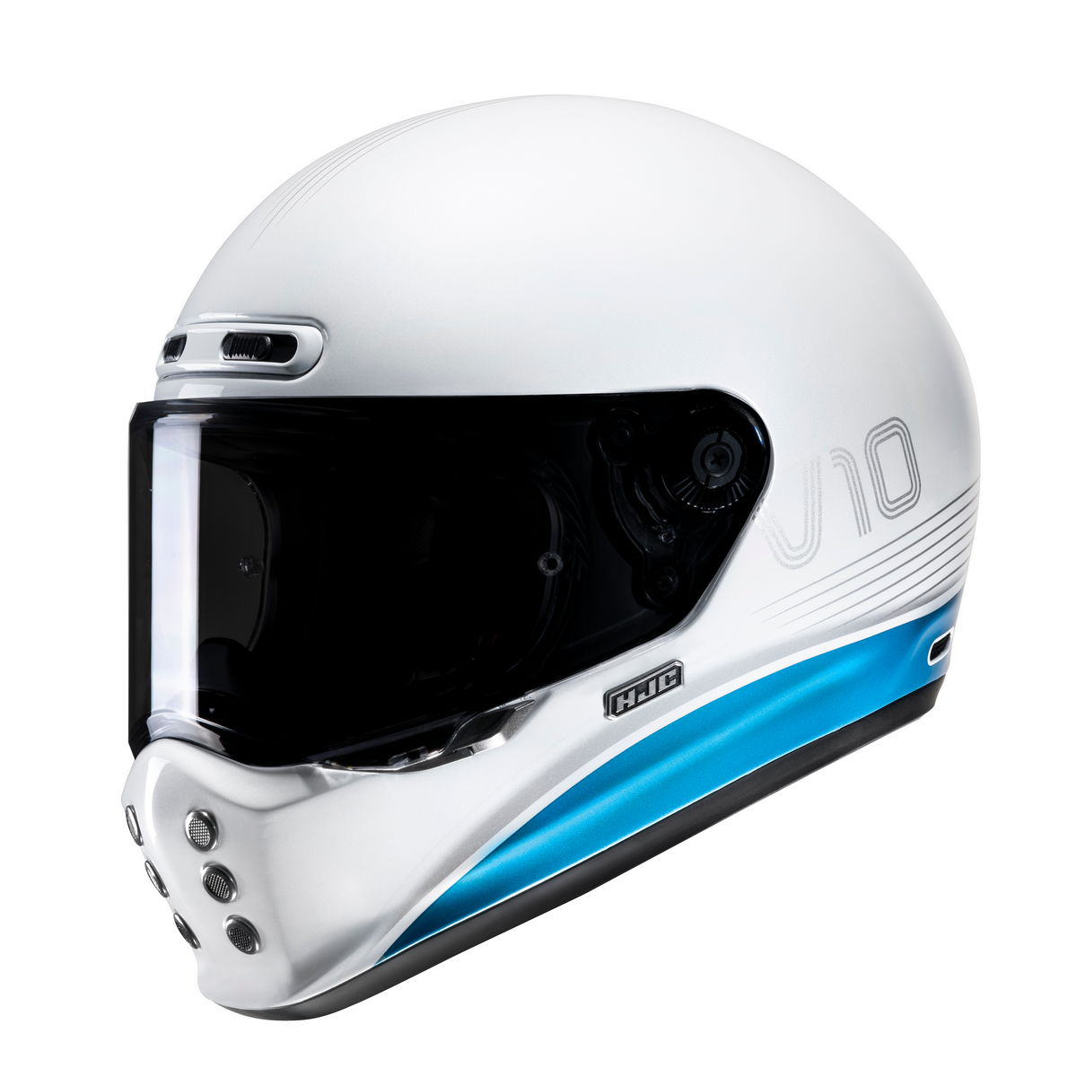 HJC V10 Tami MC2 - Bianco Celeste