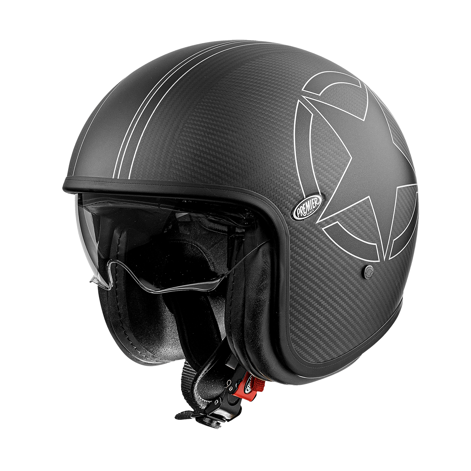PREMIER VINTAGE STAR CARBON BM - Nero opaco e Bianco