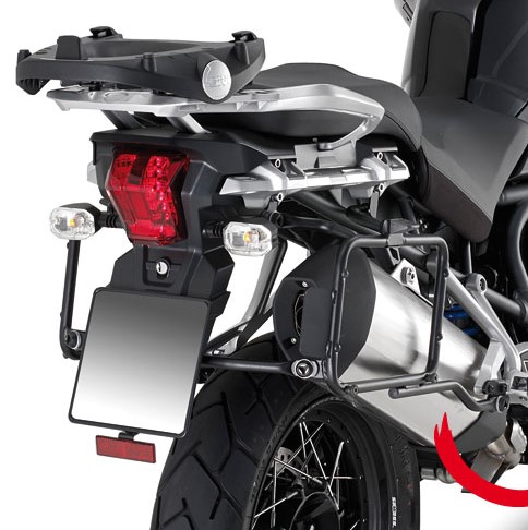 Portavaligie laterale Givi PLR6408  Triumph Tiger / Tiger explorer 1200 '16 - '18