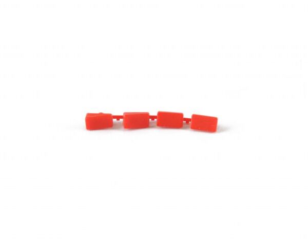 Inserti in gomma rossi per leve Lightech Alien