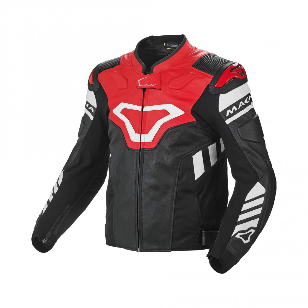 Giacca Macna Tracktix - Nero Bianco e Rosso